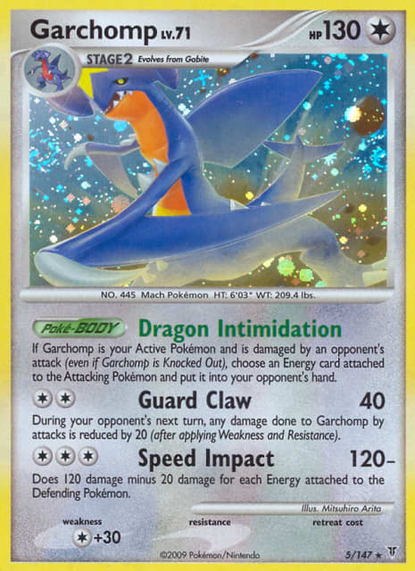 Garchomp (Cracked Ice Holofoil) (5) — Supreme Victors
