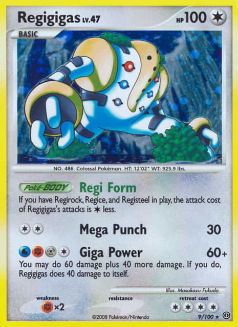 Regigigas (Holofoil) (9) — Stormfront