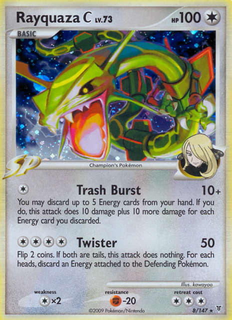 Rayquaza C (Holofoil) (8) — Supreme Victors