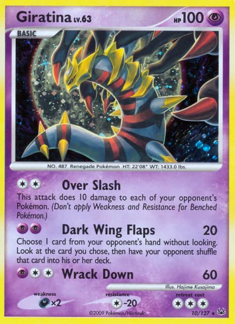 Giratina (Reverse Holofoil) (10) — Platinum