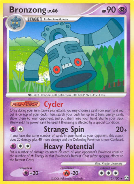 Bronzong (Reverse Holofoil) (13) — Stormfront