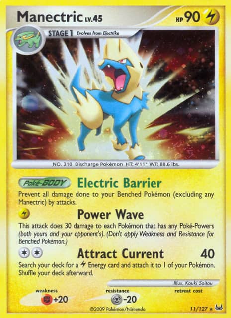Manectric (Reverse Holofoil) (11) — Platinum