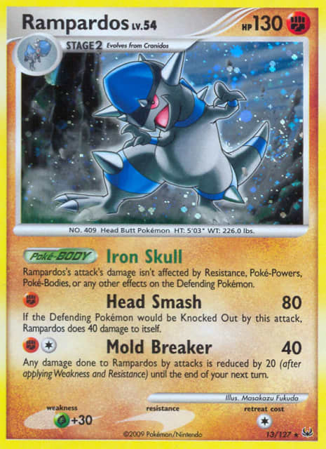 Rampardos (Holofoil) (13) — Platinum