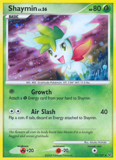 Shaymin (Holofoil) (15) — Platinum