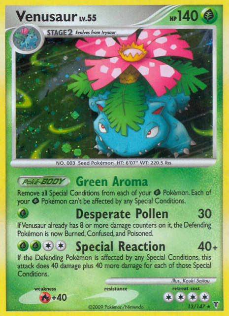 Venusaur (Holofoil) (13) — Supreme Victors