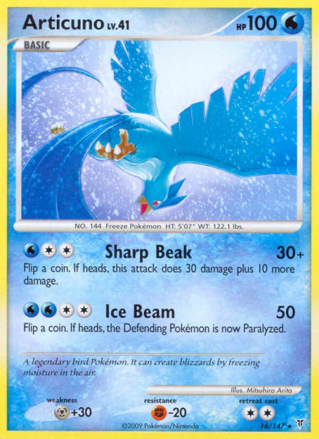 Articuno (Reverse Holofoil) (16) — Supreme Victors