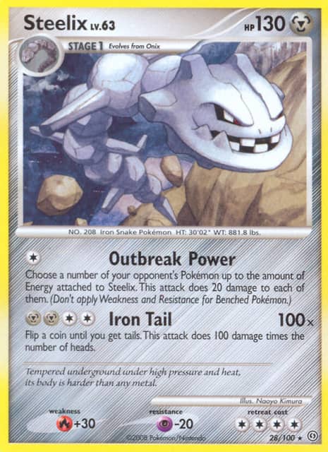 Steelix (Reverse Holofoil) (28) — Stormfront