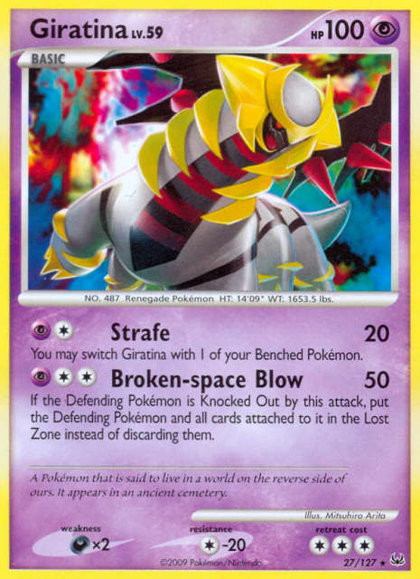 Giratina (Reverse Holofoil) (27) — Platinum