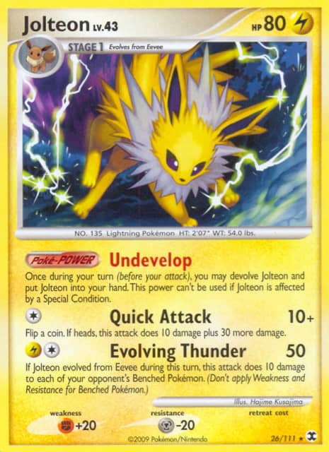 Jolteon (Reverse Holofoil) (26) — Rising Rivals