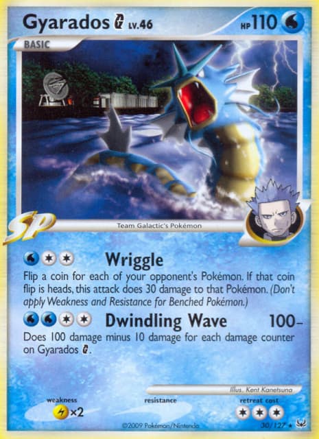 Gyarados G (Reverse Holofoil) (30) — Platinum
