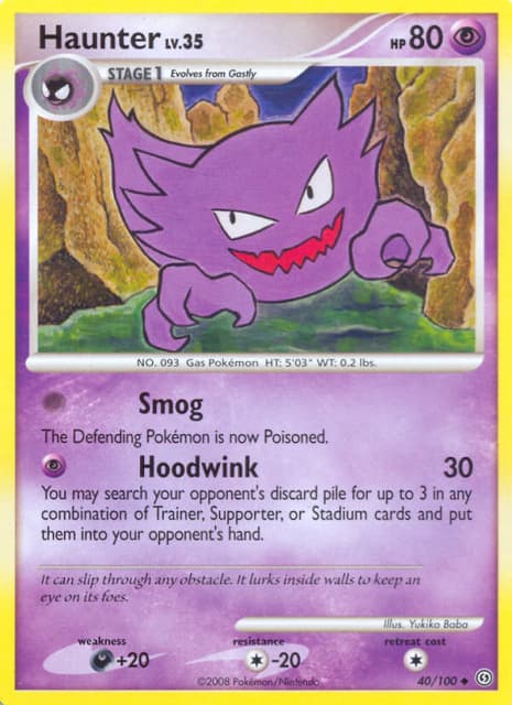Haunter (Reverse Holofoil) (40) — Stormfront