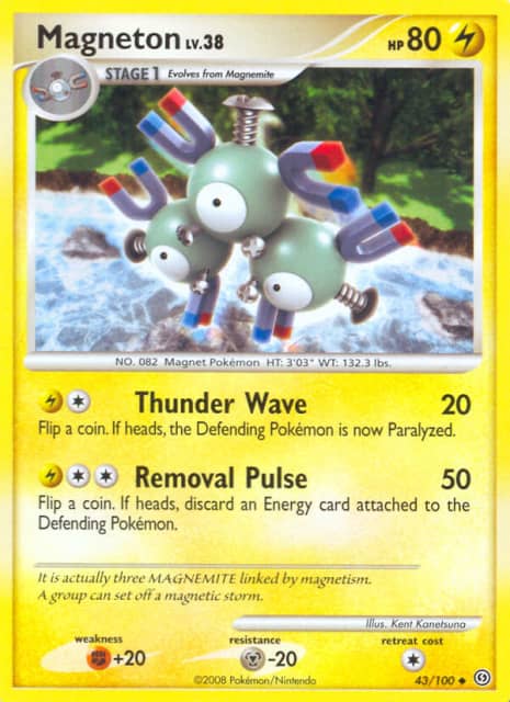 Magneton (Reverse Holofoil) (43) — Stormfront