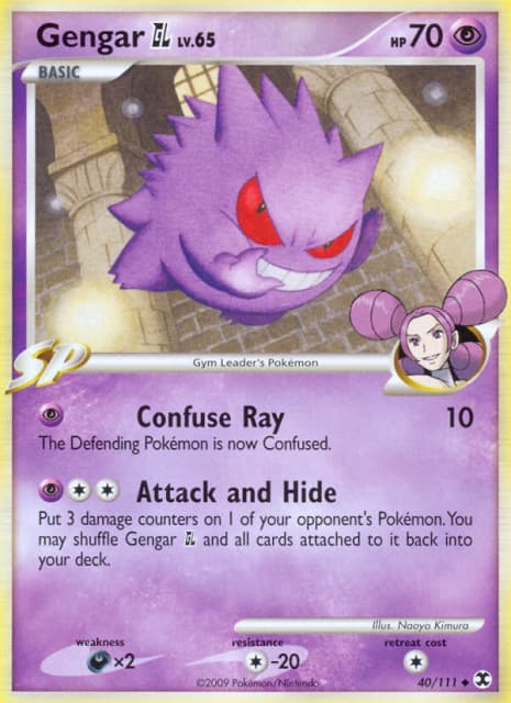 Gengar GL (Reverse Holofoil) (40) — Rising Rivals