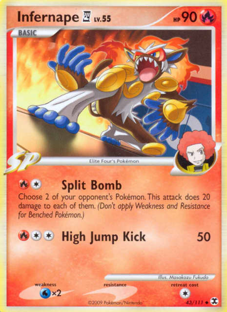 Infernape E4 (Reverse Holofoil) (43) — Rising Rivals