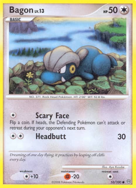 Bagon (Reverse Holofoil) (53) — Stormfront