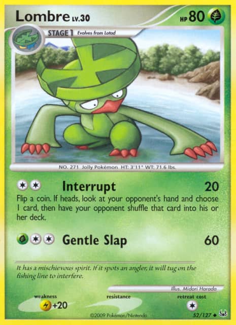 Lombre (Reverse Holofoil) (52) — Platinum