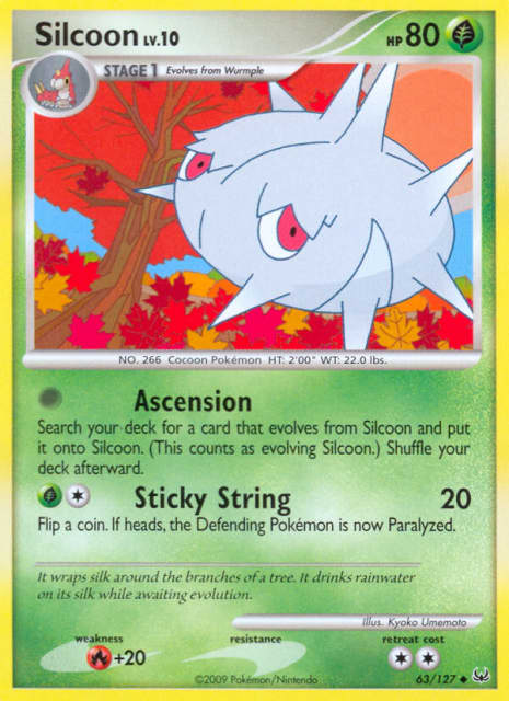 Silcoon (Reverse Holofoil) (63) — Platinum