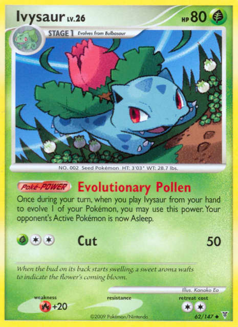 Ivysaur (Reverse Holofoil) (62) — Supreme Victors