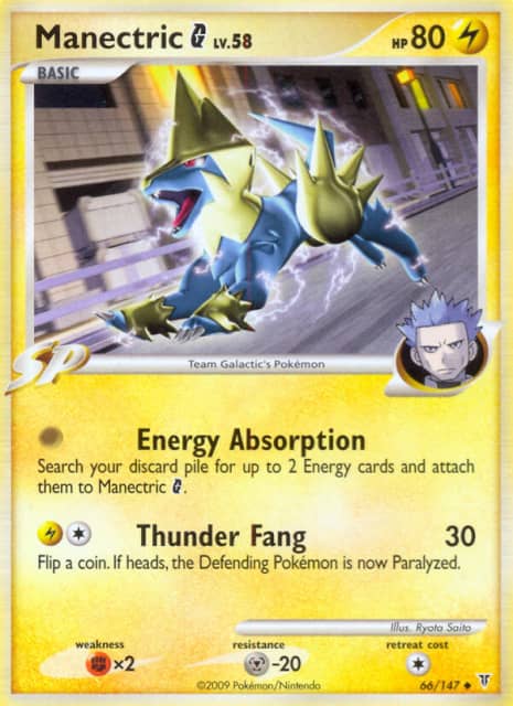 Manectric G (Reverse Holofoil) (66) — Supreme Victors