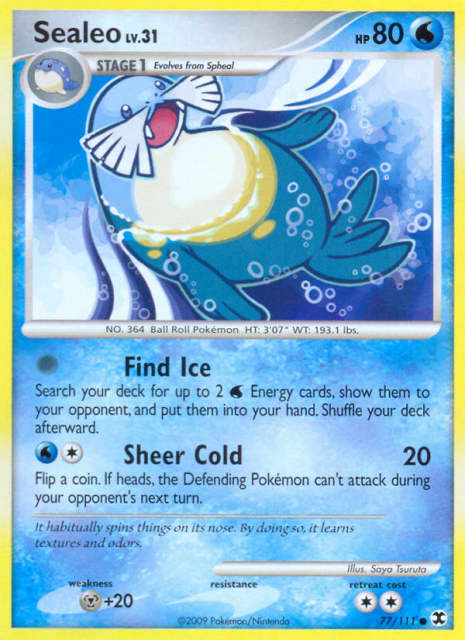 Sealeo (Reverse Holofoil) (77) — Rising Rivals