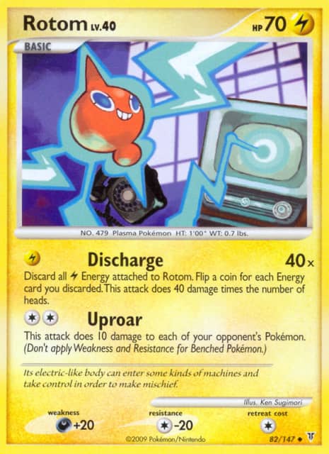 Rotom (Reverse Holofoil) (82) — Supreme Victors