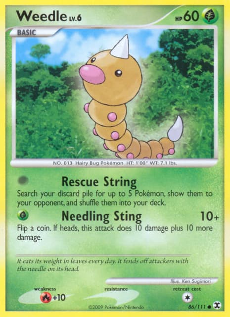Weedle (86) — Rising Rivals