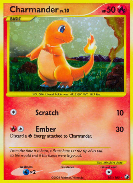 Charmander (Holofoil) (101) — Stormfront