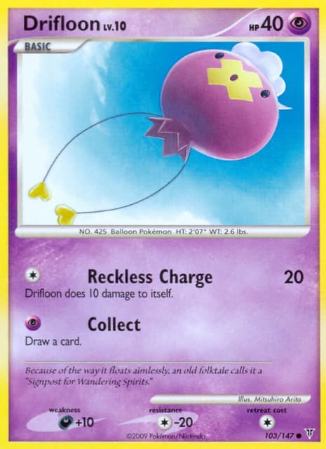 Drifloon (Reverse Holofoil) (103) — Supreme Victors