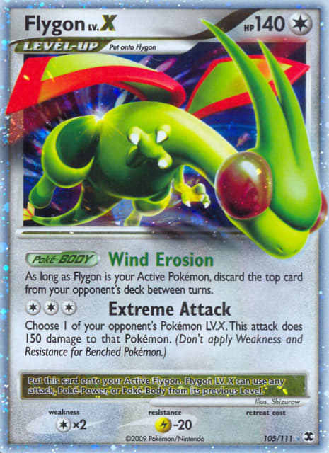 Flygon LV.X (Holofoil) (105) — Rising Rivals