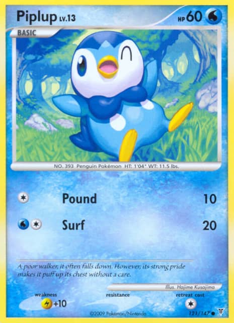 Piplup (Reverse Holofoil) (121) — Supreme Victors
