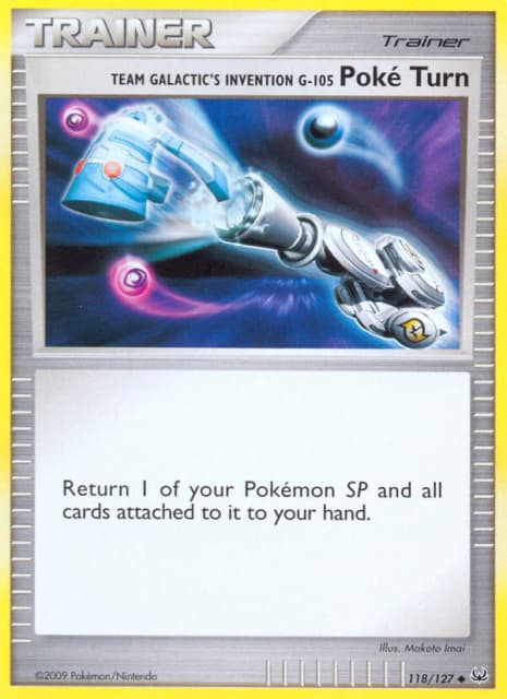 Team Galactic's Invention G-105 Poké Turn (118) — Platinum