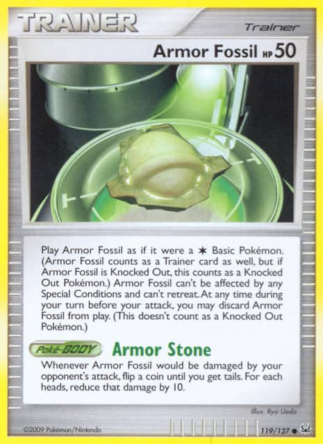 Armor Fossil (Reverse Holofoil) (119) — Platinum