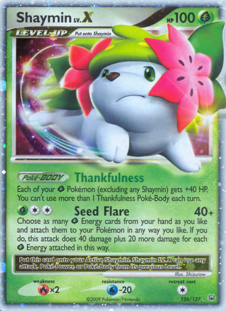 Shaymin LV.X (Holofoil) (126) — Platinum