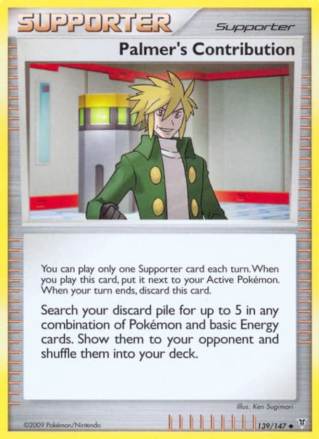 Palmer's Contribution (Reverse Holofoil) (139) — Supreme Victors