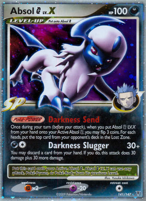 Absol G LV.X (Holofoil) (141) — Supreme Victors