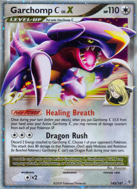 Garchomp C LV.X (Holofoil) (145) — Supreme Victors