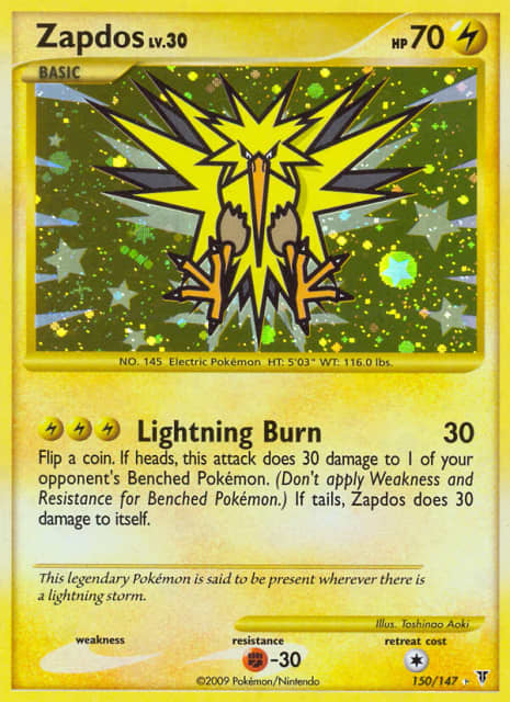 Zapdos (Holofoil) (150) — Supreme Victors