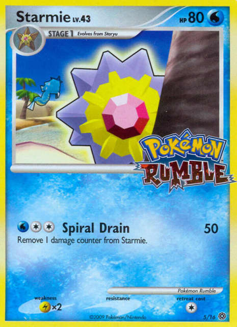 Starmie (5) — Pokémon Rumble