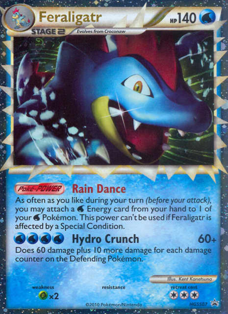 Feraligatr (Holofoil) (HGSS07) — HGSS Black Star Promos