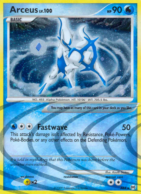 Arceus (Holofoil) (AR4) — Arceus