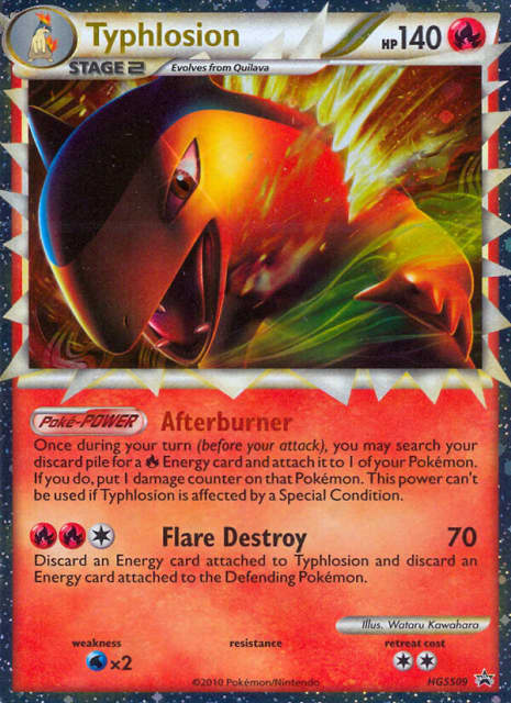 Typhlosion (Holofoil) (HGSS09) — HGSS Black Star Promos