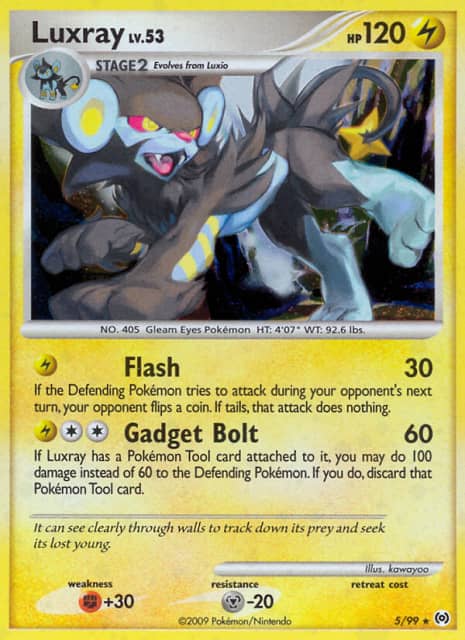 Luxray (Reverse Holofoil) (5) — Arceus