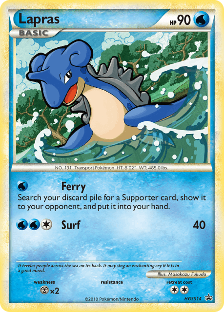 Lapras (Holofoil) (HGSS14) — HGSS Black Star Promos