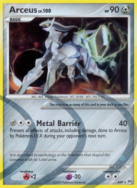 Arceus (Holofoil) (AR9) — Arceus