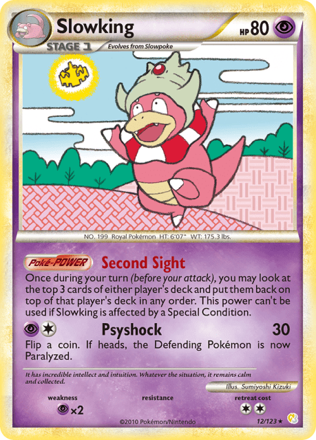 Slowking (Holofoil) (12) — HeartGold & SoulSilver