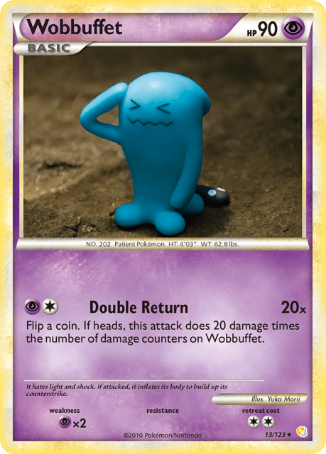 Wobbuffet (Reverse Holofoil) (13) — HeartGold & SoulSilver