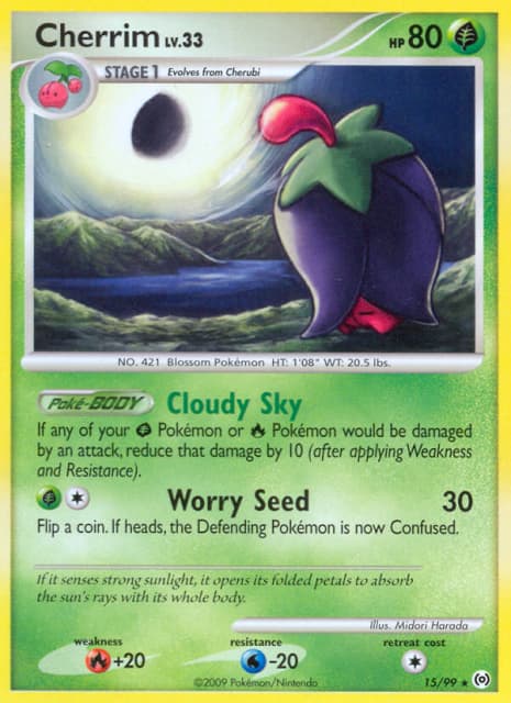 Cherrim (Reverse Holofoil) (15) — Arceus