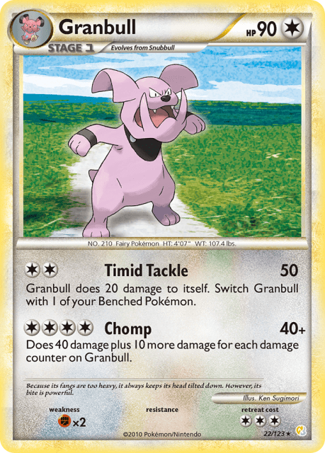 Granbull (22) — HeartGold & SoulSilver
