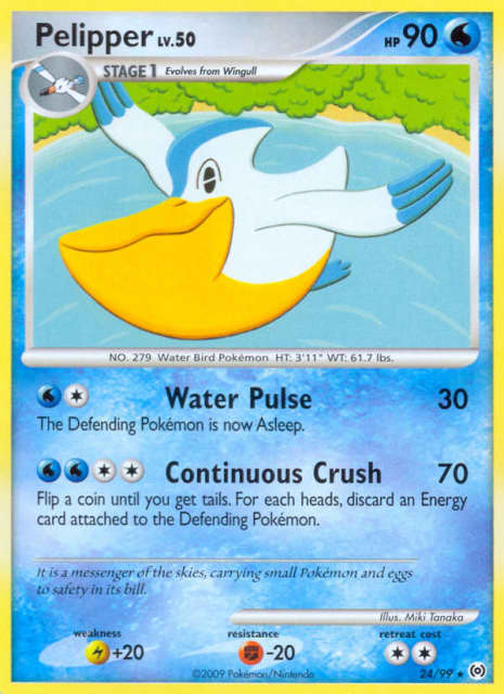 Pelipper (24) — Arceus