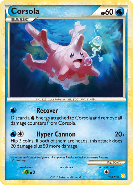 Corsola (37) — HeartGold & SoulSilver